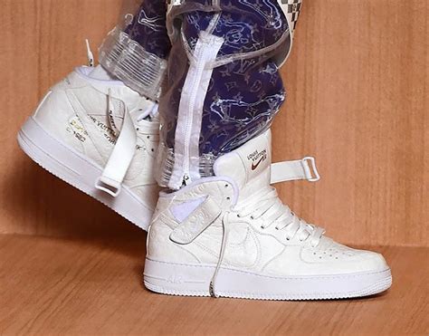 louis vuitton air force 1 triple white